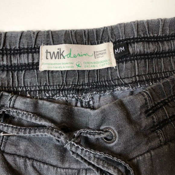 Organic Cotton Denim Joggers - Picture 8 of 12